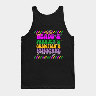 Beads, parades, lobster, and king cake Celebrate Mardi Gras in style Tank Top